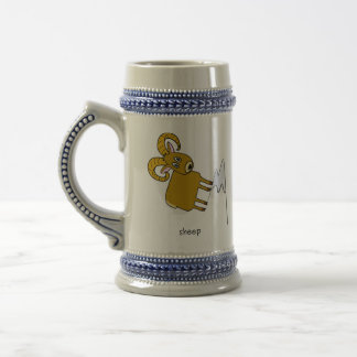 Jarra De Cerveza Ovejas de Bighorn Stein