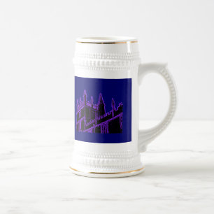 Jarra De Cerveza Oxford Inglaterra 1986 espirales constructivos