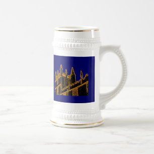 Jarra De Cerveza Oxford Inglaterra 1986 oros constructivos de los