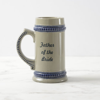 Jarra De Cerveza Padre de la cerveza Stein de la novia
