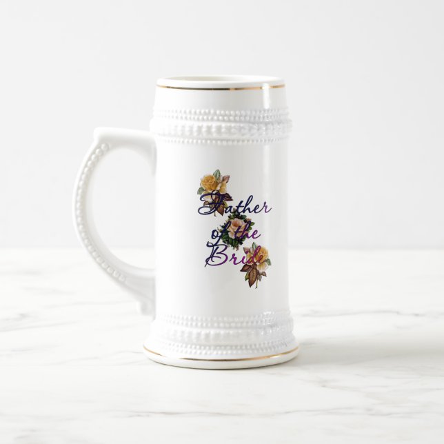 Jarra De Cerveza Padre De La Floral De Novia (Izquierda)