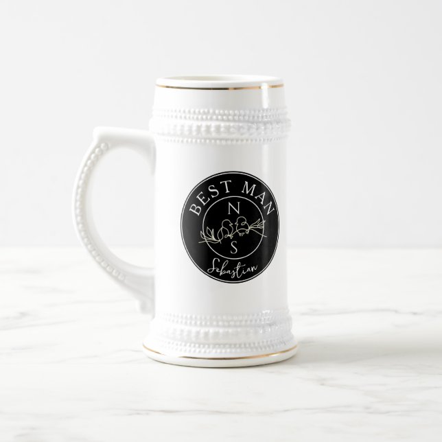 Jarra De Cerveza Padrino de Boda (Izquierda)