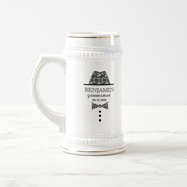 Jarra De Cerveza Padrino de Boda (Izquierda)