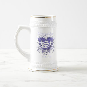 Jarra De Cerveza Padrino Stein Boda Vintage Leones
