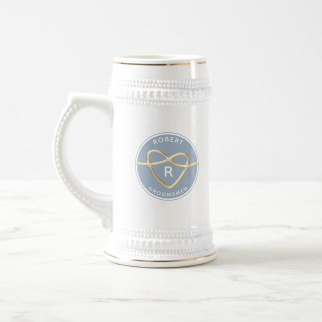 Jarra De Cerveza Padrinos Elegantes (Izquierda)