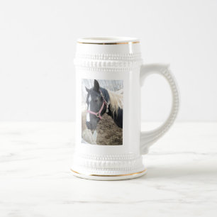 Jarra De Cerveza Paint Pinto Horse