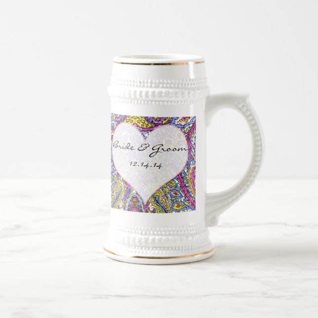 Jarra De Cerveza Paisley Vintage (Derecha)