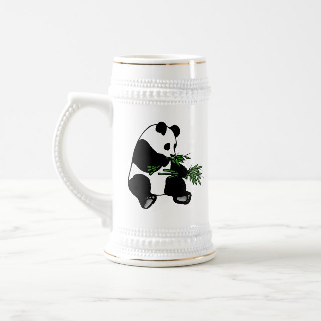 Jarra De Cerveza Panda Gigante Come Bambú (Izquierda)