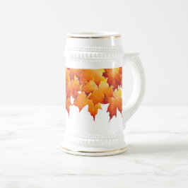 Jarra De Cerveza Pareja de arce en un acero