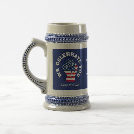 Jarra De Cerveza Patriotic American CELEBRATE TI