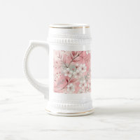 Patrón de Flor de Sakura Rosa