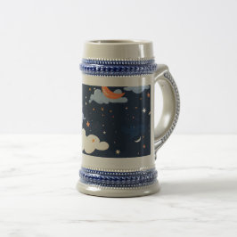 Jarra De Cerveza patrón del cielo papel astronomía