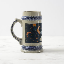 Jarra De Cerveza patrón del cielo papel astronomía