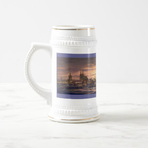 Jarra De Cerveza Paul McGehee "Colonia en el Rin" Cerveza Stein