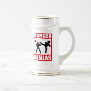 Jarra De Cerveza Peligro Ninjas