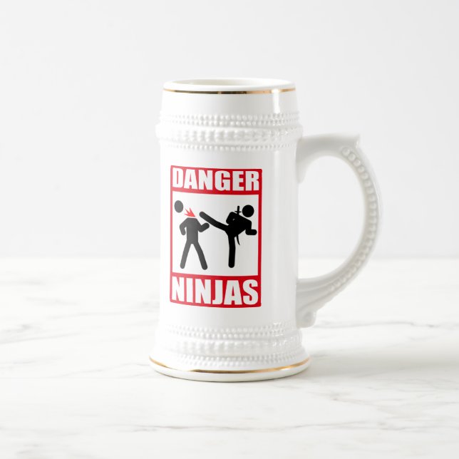 Jarra De Cerveza Peligro Ninjas (Derecha)