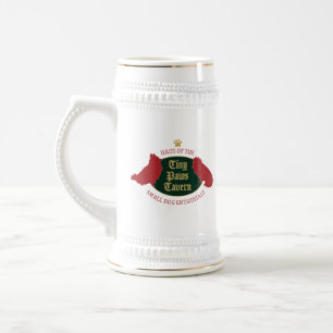Jarra De Cerveza Pequeñas Paws Tavern Beer Stein - Entusiasta de P
