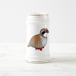 Jarra De Cerveza Perdiz de patas rojas