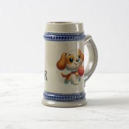 Jarra De Cerveza perro, amor de cachorros