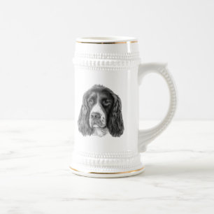 Jarra De Cerveza Perro de aguas de saltador inglés
