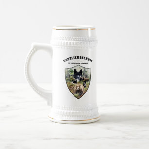 Jarra De Cerveza Perro de oso de Karelian