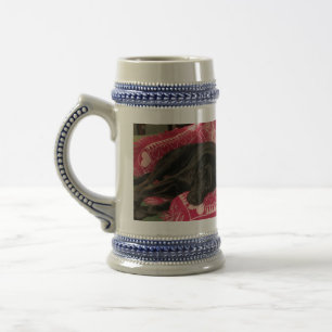Jarra De Cerveza Perro dorado Stein Mug