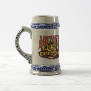 Jarra De Cerveza Perro guardián de Arizona serpiente