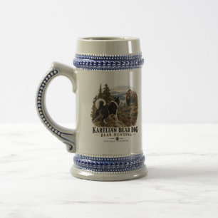 Jarra De Cerveza Perro oso de Carelia