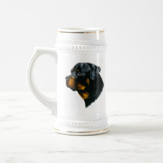 Jarra De Cerveza perro-rottweiler