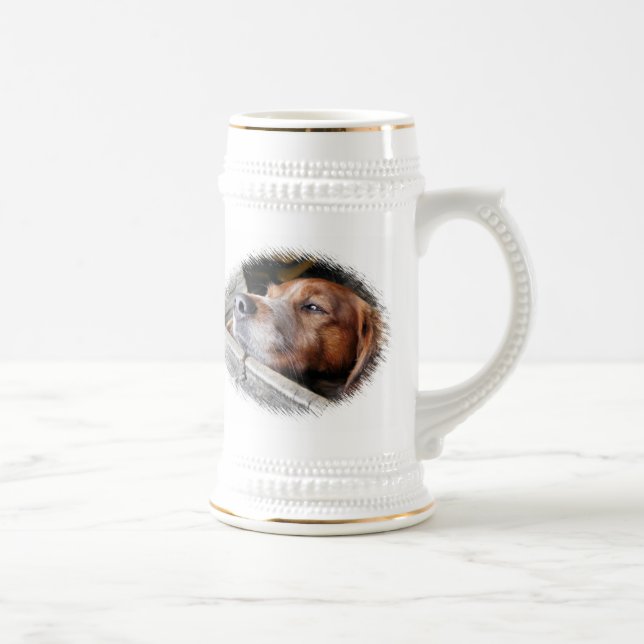 JARRA DE CERVEZA PERROS (Derecha)