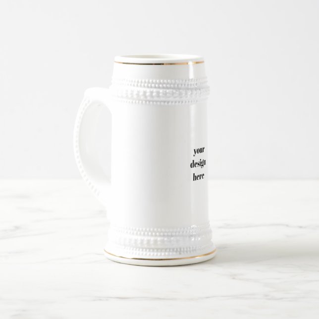 Jarra De Cerveza Personalización o Personalizar (Anverso izquierdo)