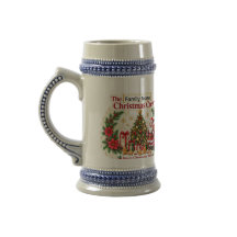 Jarra de cerveza personalizada de Navidad para la