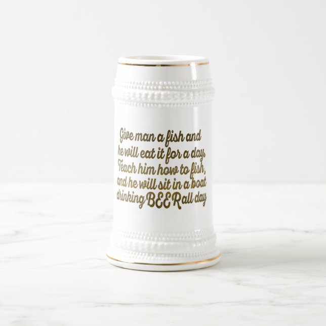 Jarra De Cerveza Personalizado Beer Beer Pun Funny Beer Sarcasm (Centro)
