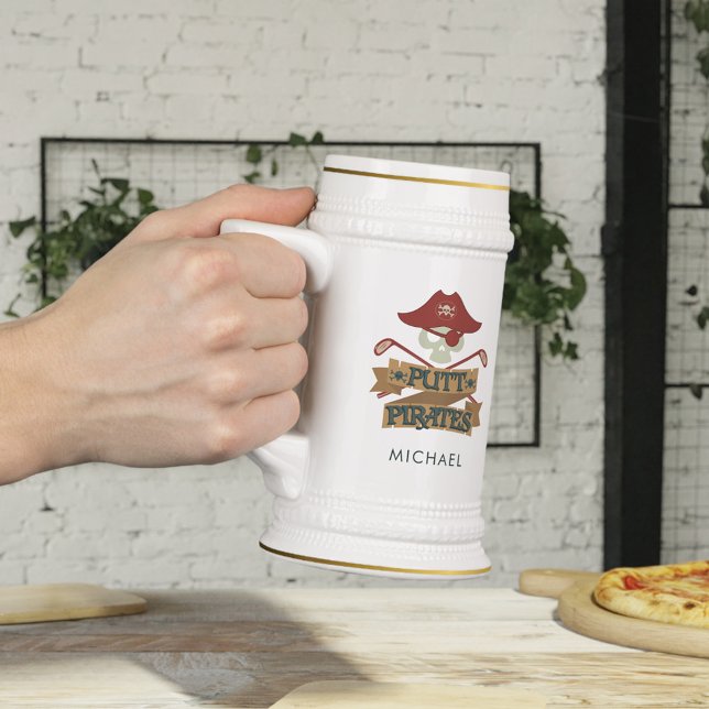 Jarra De Cerveza Personalizado de cumpleaños al aire libre de Golf  (Subido por el creador)