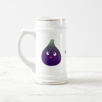 Personalizado de fruta púrpura feliz