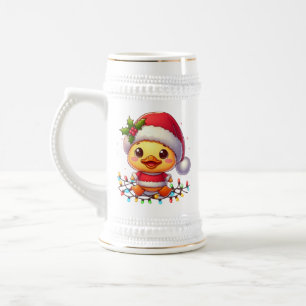 Jarra De Cerveza Personalizado de pato de Navidades particulares Sa