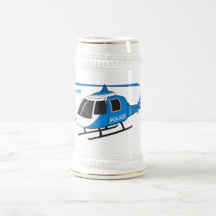 Jarra De Cerveza Personalizado del helicóptero del helicóptero del 
