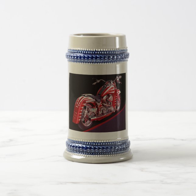 Jarra De Cerveza Personalizado Stein del diseño de Motorcyle (Centro)