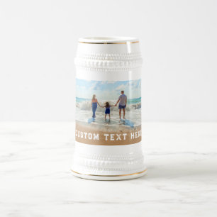 Jarra De Cerveza Personalizado Tu cerveza fotográfica Stein Gift co