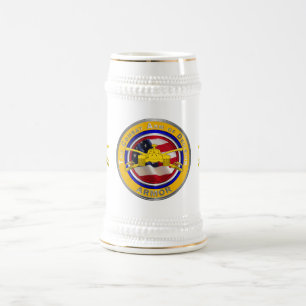 Jarra De Cerveza Personalizado Veterano Armor