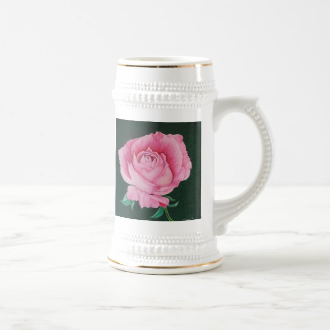 Jarra De Cerveza Petales rosados Stein (Derecha)