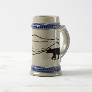 Jarra De Cerveza Pico de oso negro y pique