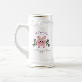 Jarra De Cerveza Pig and Thistle Stein