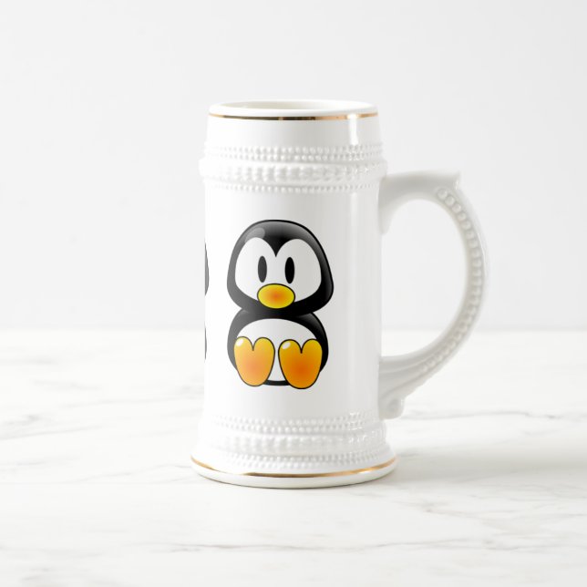 Jarra De Cerveza pingüino tux stein (Derecha)
