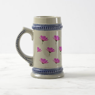 Jarra De Cerveza Pink Daisy
