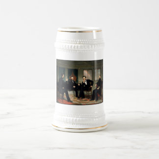 Jarra De Cerveza Pintura de los dirigentes sindicales de la guerra