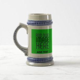 JARRA DE CERVEZA PLANTILLA DE TEXTO DE IMAGEN VERDE MODERNA EDITABL