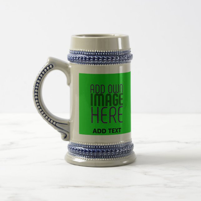 JARRA DE CERVEZA PLANTILLA DE TEXTO DE IMAGEN VERDE MODERNA EDITABL (Izquierda)