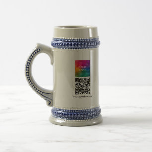 Jarra De Cerveza Plantilla moderna personalizada de código QR subir