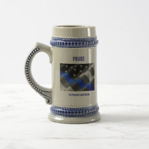 Jarra De Cerveza Policía
